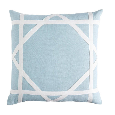 Linen Newport Sky Blue - Indoor Cushion (55 x 55)