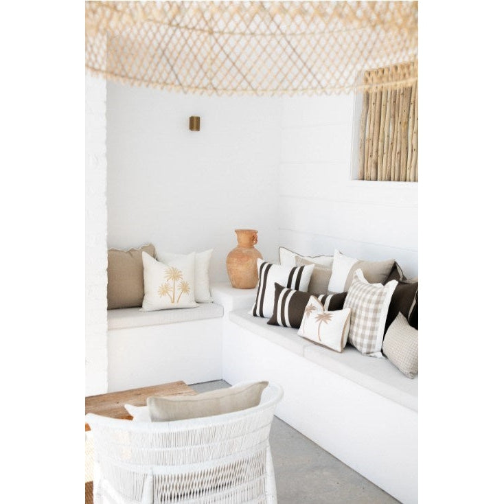 best-outdoor-furniture-Linen Palma Stripes - Indoor Cushion (50 x 50)