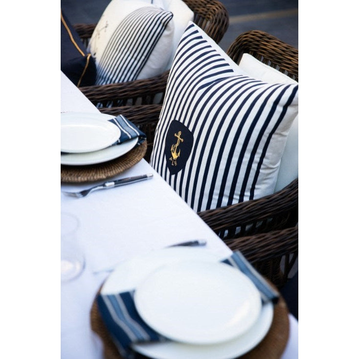 best-outdoor-furniture-Nautical Stripes - Indoor Cushion (55 x 55)