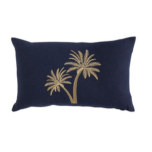 best-outdoor-furniture-Royal Navy Palm - Indoor Cushion (30 x 50)