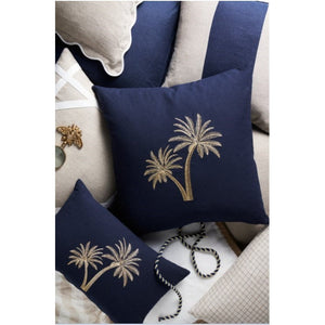 best-outdoor-furniture-Royal Navy Palm - Indoor Cushion (55 x 55)