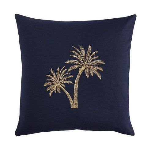 Royal Navy Palm - Indoor Cushion (55 x 55)