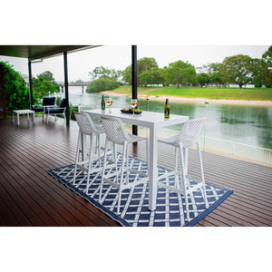 best-outdoor-furniture-Air 75 - Alum Slat Bar 150 - 5pce - Outdoor Bar Set