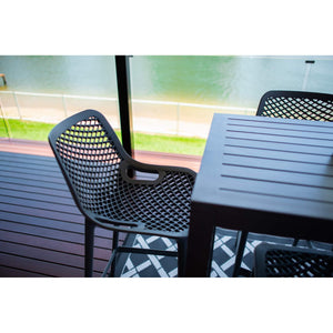 best-outdoor-furniture-Air 75 - Alum Slat Bar - 7pce - Outdoor Bar Set