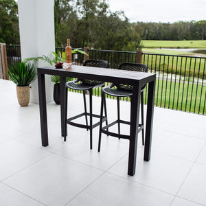 best-outdoor-furniture-Air 75 Aria - 3pce (130x45) - Outdoor Bar Set #color_BLACK