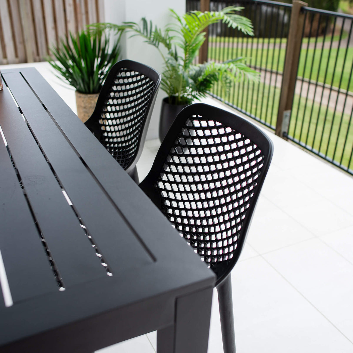 best-outdoor-furniture-Air 75 Aria - 3pce (130x45) - Outdoor Bar Set #color_BLACK