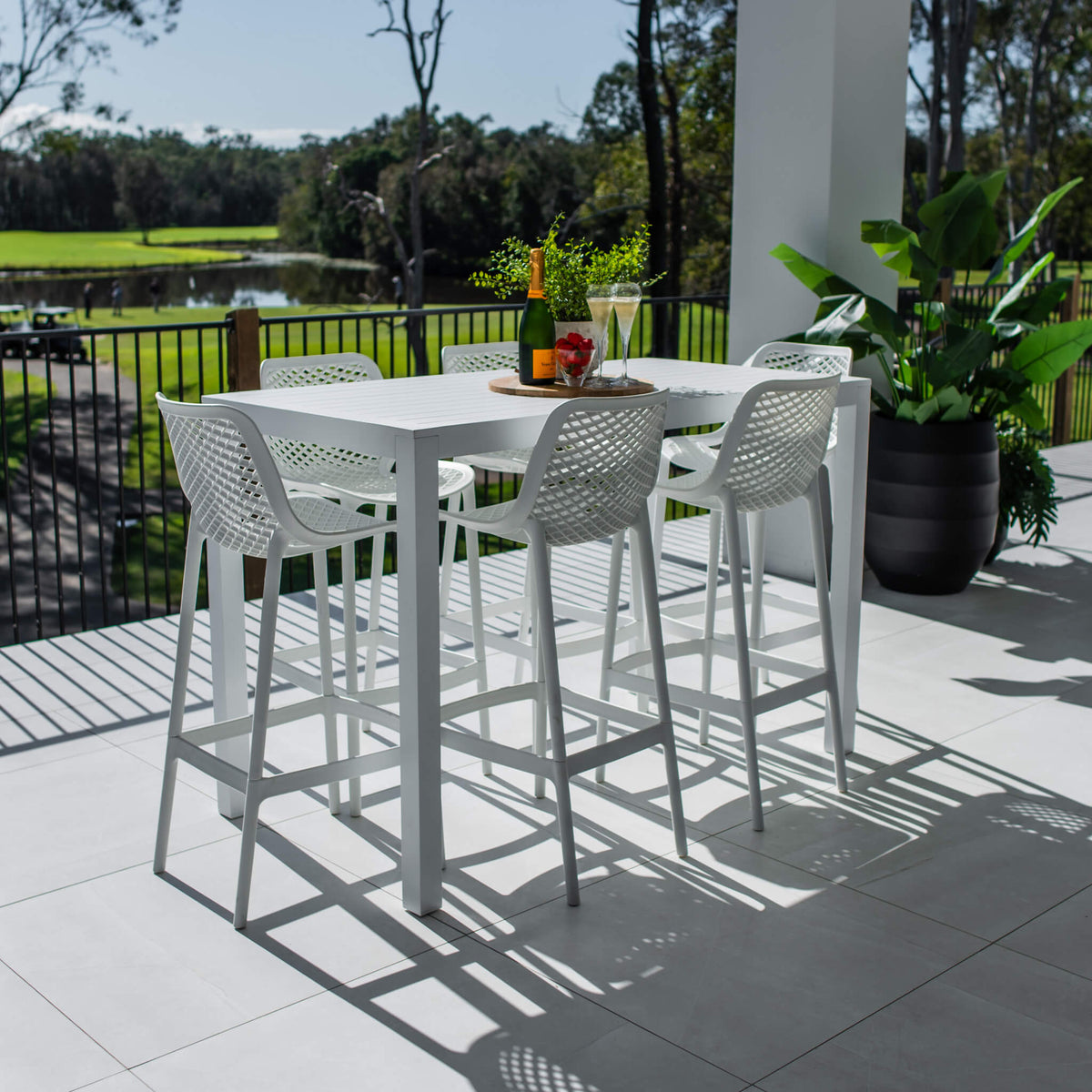 best-outdoor-furniture-Air 75 Aria - 7pce (150x80) - Outdoor Bar Set #color_WHITE
