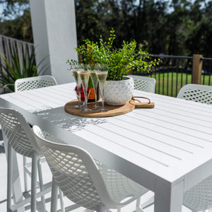 best-outdoor-furniture-Air 75 Aria - 7pce (150x80) - Outdoor Bar Set #color_WHITE