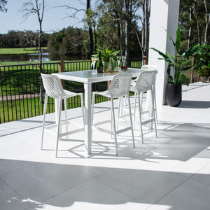 best-outdoor-furniture-Air 75 Hudson - 5pce (150x80) - Outdoor Bar Set #color_WHITE