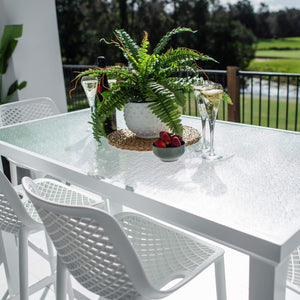 best-outdoor-furniture-Air 75 Hudson - 5pce (150x80) - Outdoor Bar Set #color_WHITE