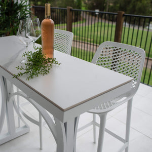 best-outdoor-furniture-Air 75 Malibu - 3pce (130x45) - Outdoor Bar Set #color_WHITE