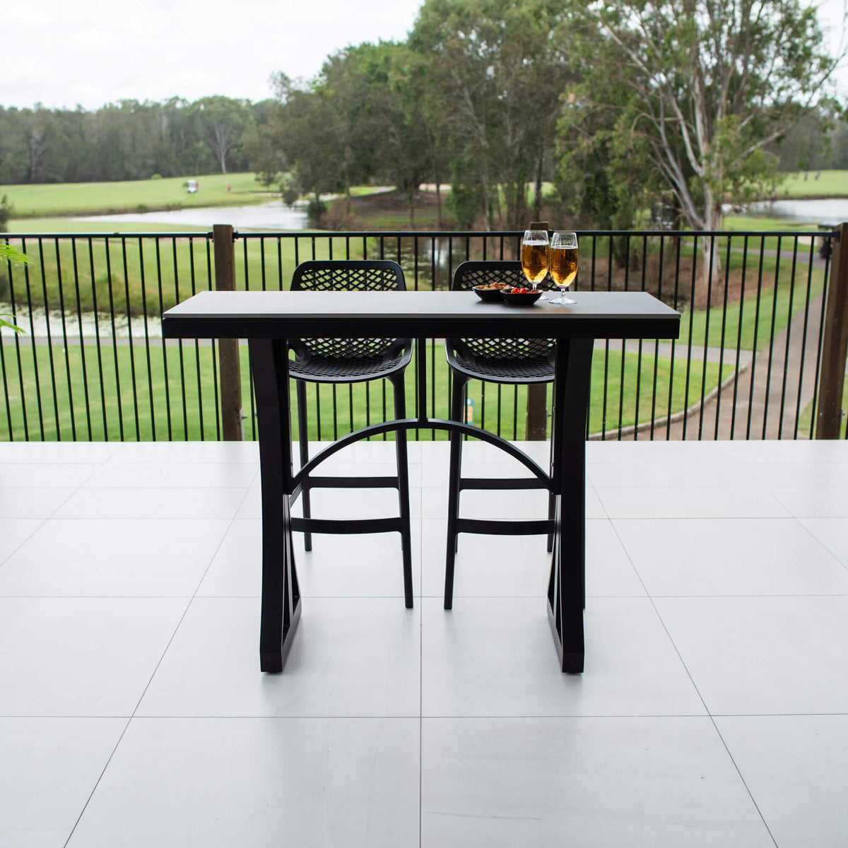 best-outdoor-furniture-Air 75 Malibu - 3pce (130x45) - Outdoor Bar Set #color_BLACK