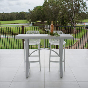 best-outdoor-furniture-Air 75 Malibu - 3pce (130x45) - Outdoor Bar Set #color_WHITE