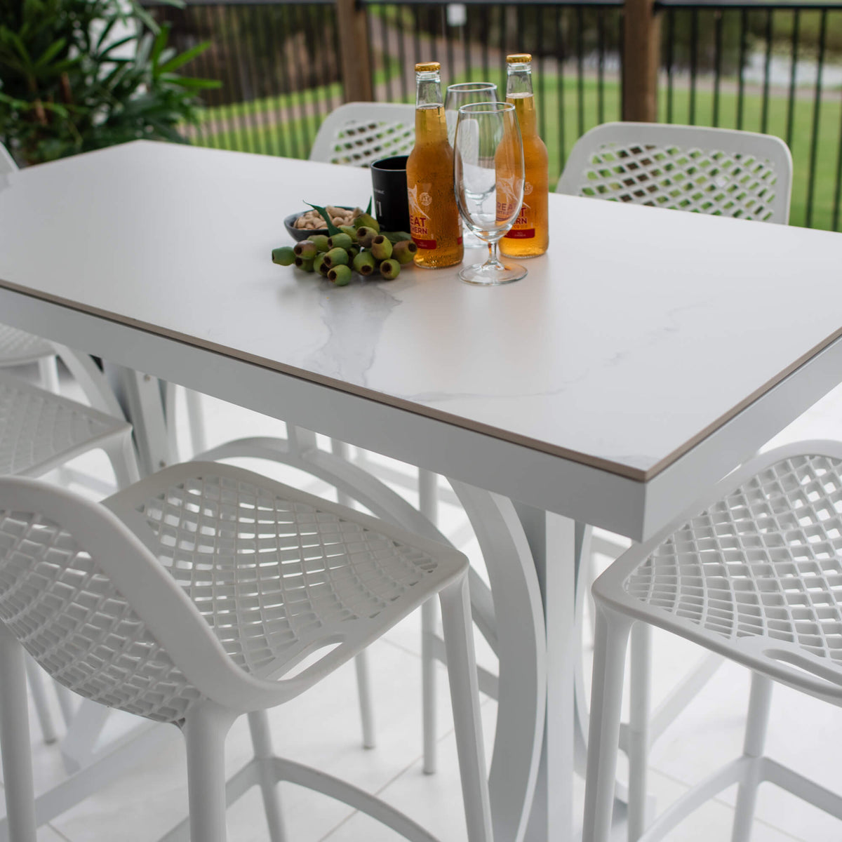 best-outdoor-furniture-Air 75 Malibu - 7pce (150x65) - Outdoor Bar Set #color_WHITE