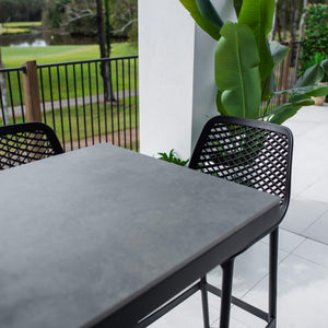 best-outdoor-furniture-Air 75 Malibu - 7pce (200x65) - Outdoor Bar Set #color_BLACK