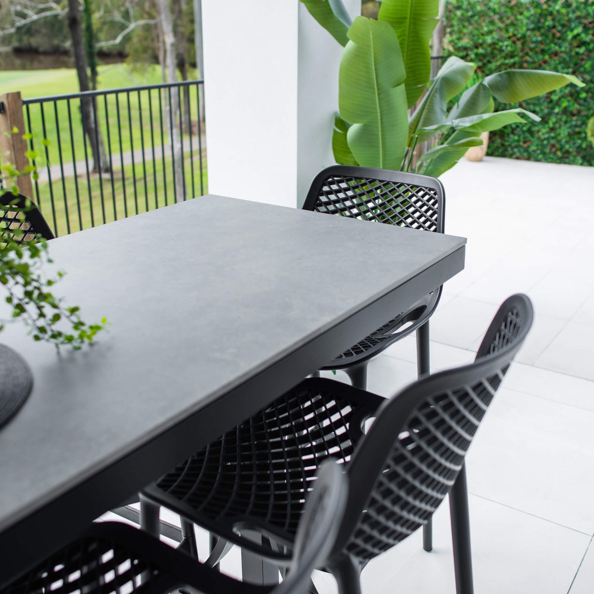 best-outdoor-furniture-Air 75 Malibu - 9pce (200x65) - Outdoor Bar Set  #color_BLACK