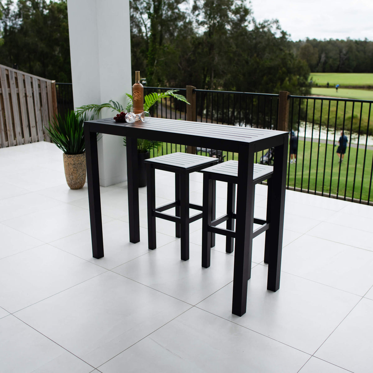 best-outdoor-furniture-Kirra Aria - 3pce (130x45) - Outdoor Bar Set #color_BLACK