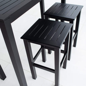 best-outdoor-furniture-Kirra Aria - 3pce (130x45) - Outdoor Bar Set #color_BLACK