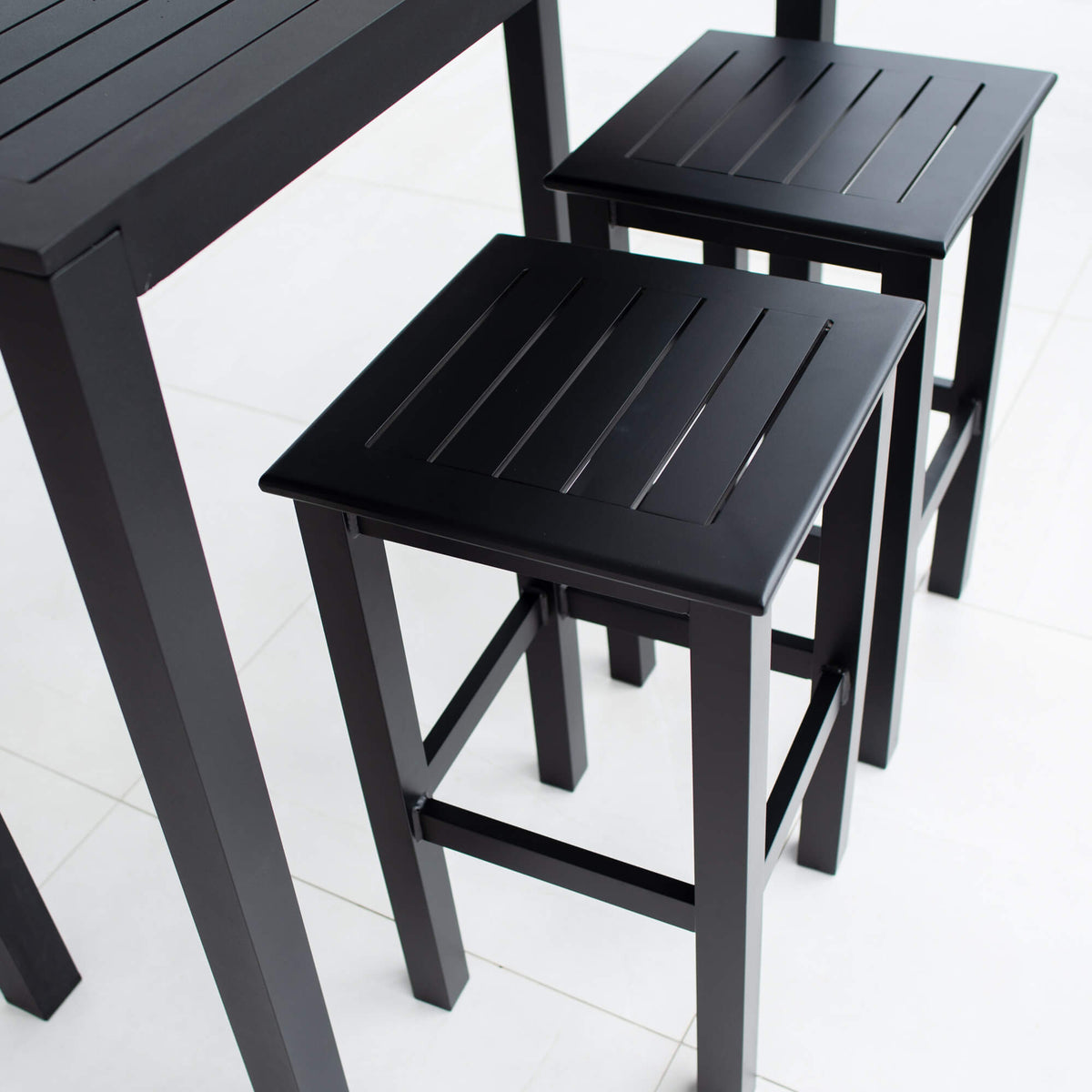 best-outdoor-furniture-Kirra Aria - 3pce (130x45) - Outdoor Bar Set #color_BLACK