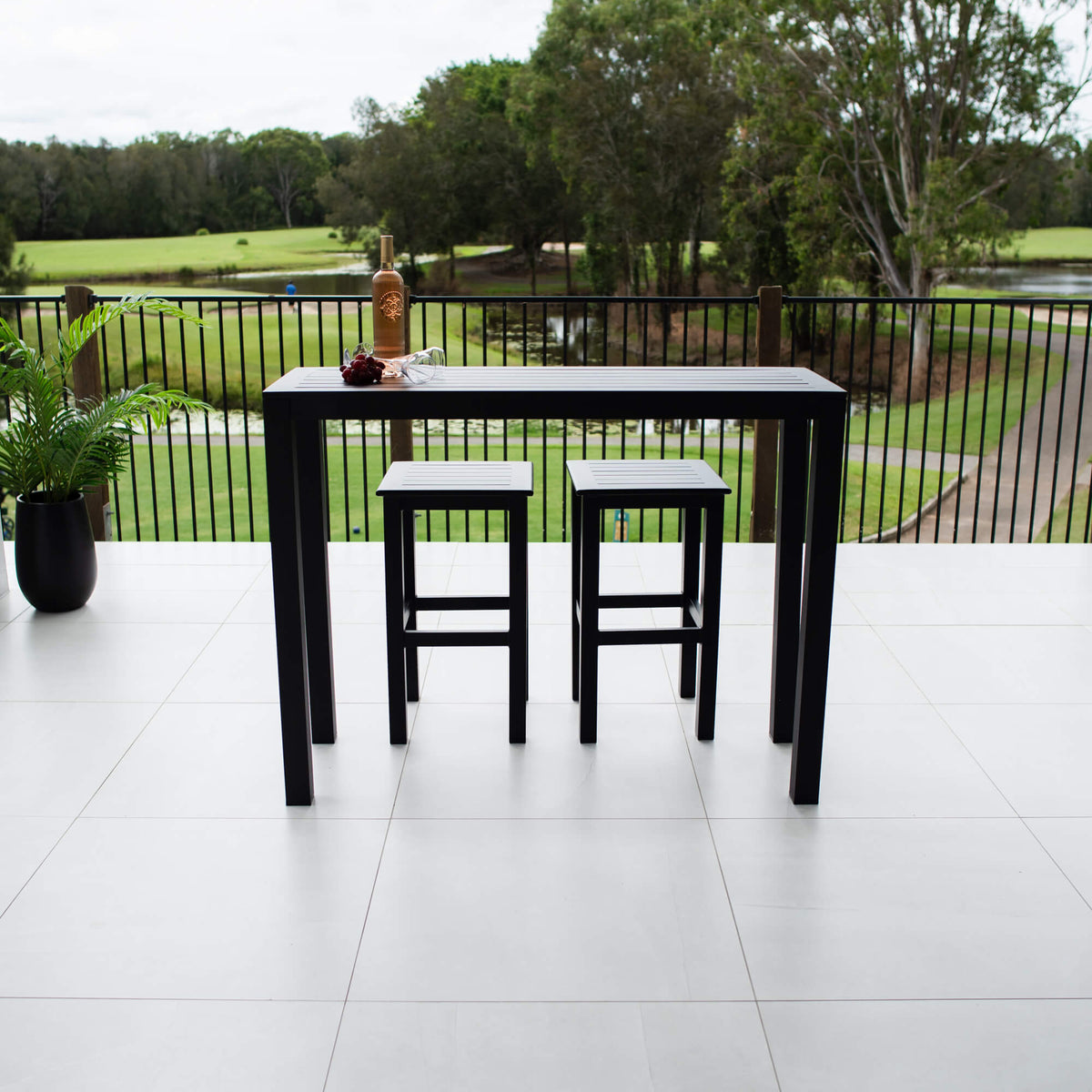 best-outdoor-furniture-Kirra Aria - 3pce (130x45) - Outdoor Bar Set #color_BLACK