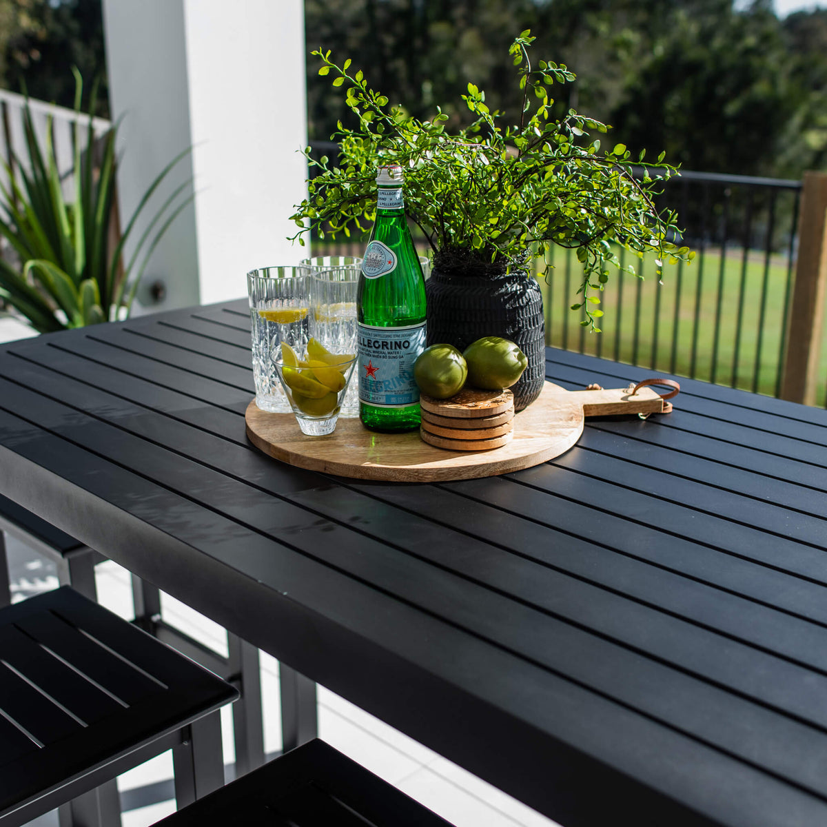 best-outdoor-furniture-Kirra Aria - 5pce (150x80) - Outdoor Bar Set #color_BLACK