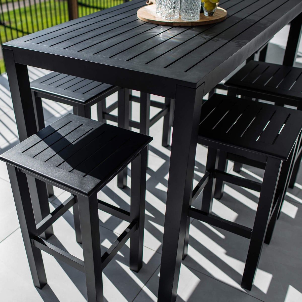 best-outdoor-furniture-Kirra Aria - 7pce (150x80) - Outdoor Bar Set #color_BLACK