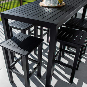 best-outdoor-furniture-Kirra Aria - 7pce (150x80) - Outdoor Bar Set #color_BLACK