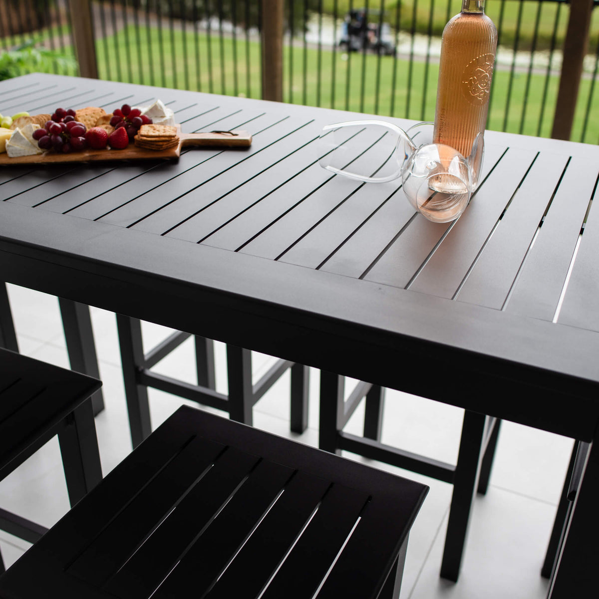 best-outdoor-furniture-Kirra Aria - 7pce (150x80) - Outdoor Bar Set #color_BLACK