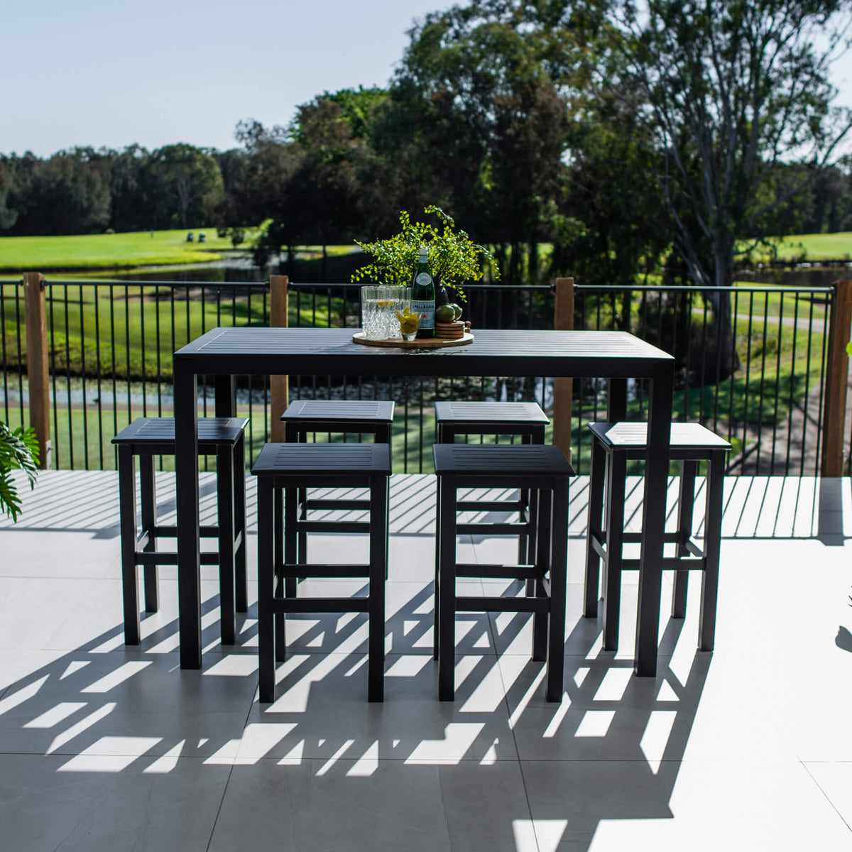 best-outdoor-furniture-Kirra Aria - 7pce (150x80) - Outdoor Bar Set #color_BLACK