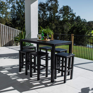 best-outdoor-furniture-Kirra Aria - 7pce (150x80) - Outdoor Bar Set #color_BLACK