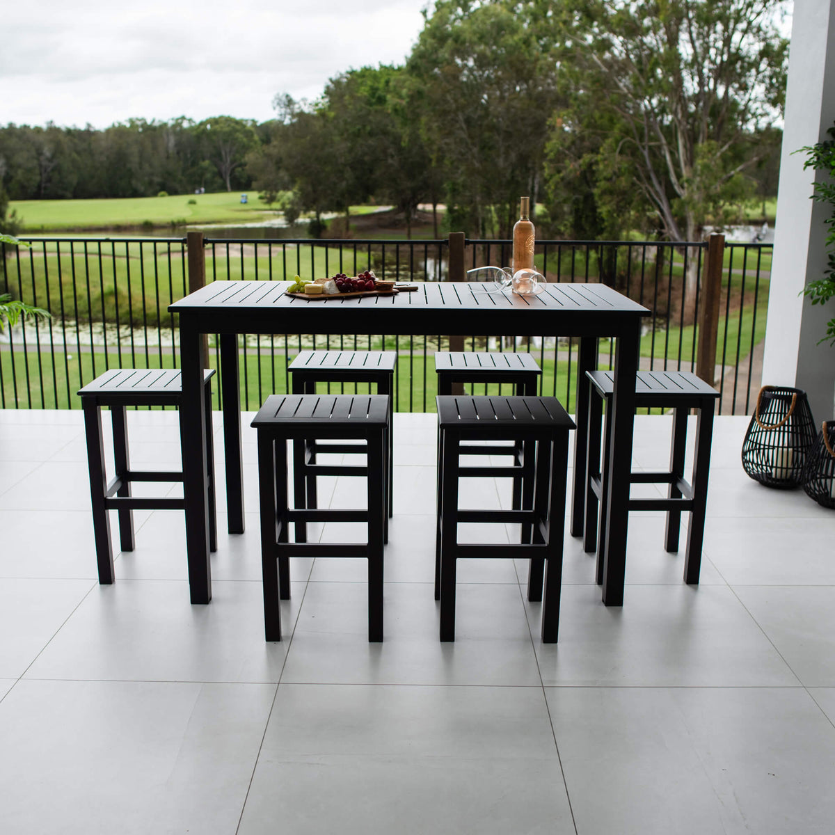 best-outdoor-furniture-Kirra Aria - 7pce (150x80) - Outdoor Bar Set #color_BLACK