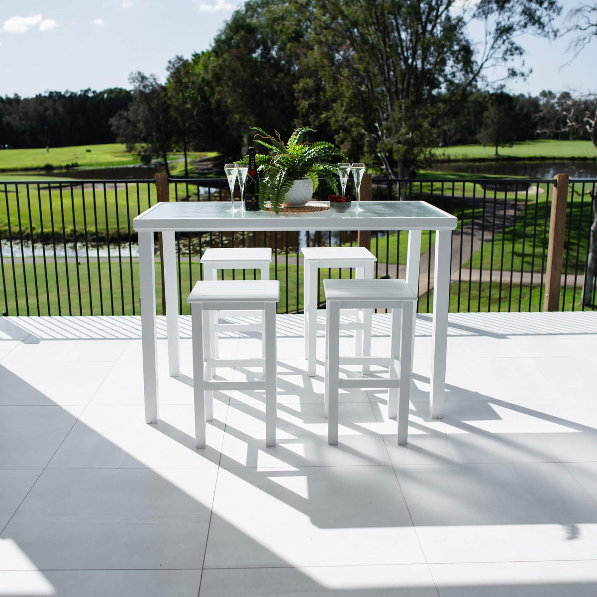 best-outdoor-furniture-Kirra Hudson - 5pce (150x80) - Outdoor Bar Set #color_WHITE