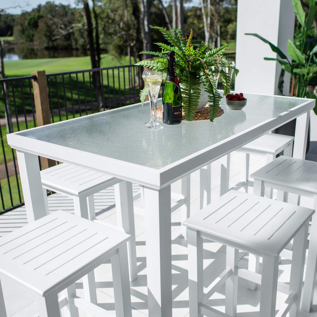best-outdoor-furniture-Kirra Hudson - 7pce (150x80) - Outdoor Bar Set #color_WHITE