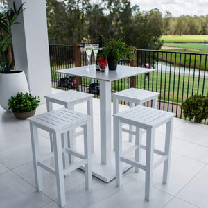 best-outdoor-furniture-Kirra Lennox - 5pce (70x70) - Outdoor Bar Set #color_WHITE