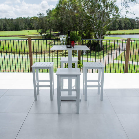 Kirra Lennox - 5pce (70x70) - Outdoor Bar Set