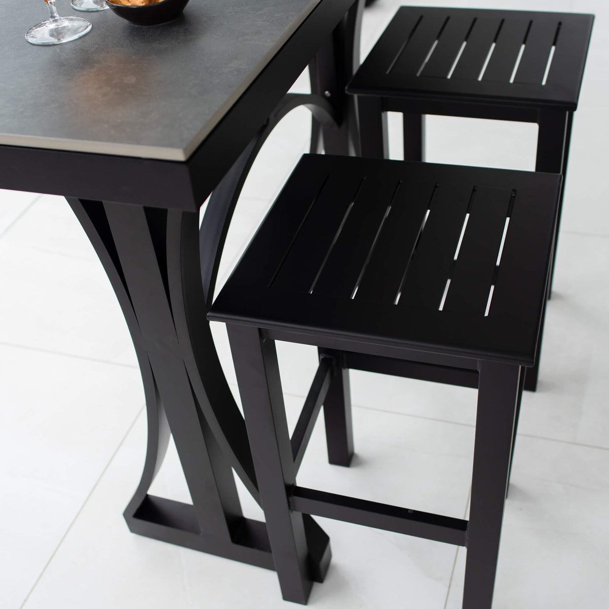 best-outdoor-furniture-Kirra Malibu - 3pce (130x45) - Outdoor Bar Set #color_BLACK