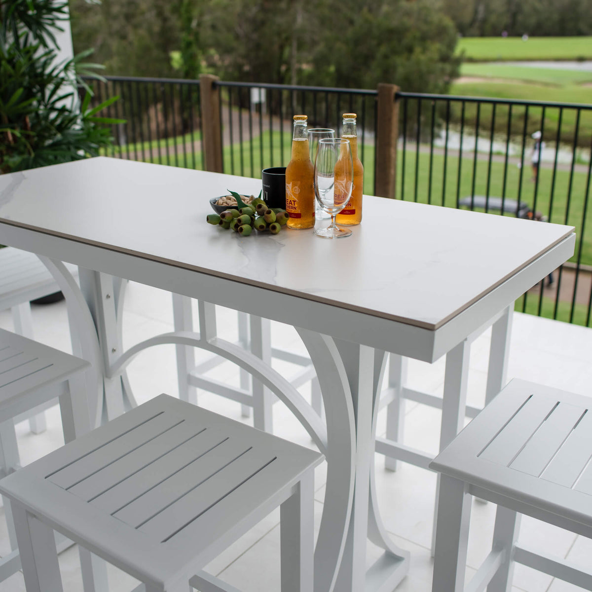 best-outdoor-furniture-Kirra Malibu - 7pce (150x65) - Outdoor Bar Set #color_WHITE
