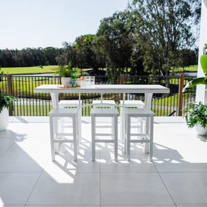 best-outdoor-furniture-Kirra Malibu - 7pce (200x65) - Outdoor Bar Set #color_WHITE