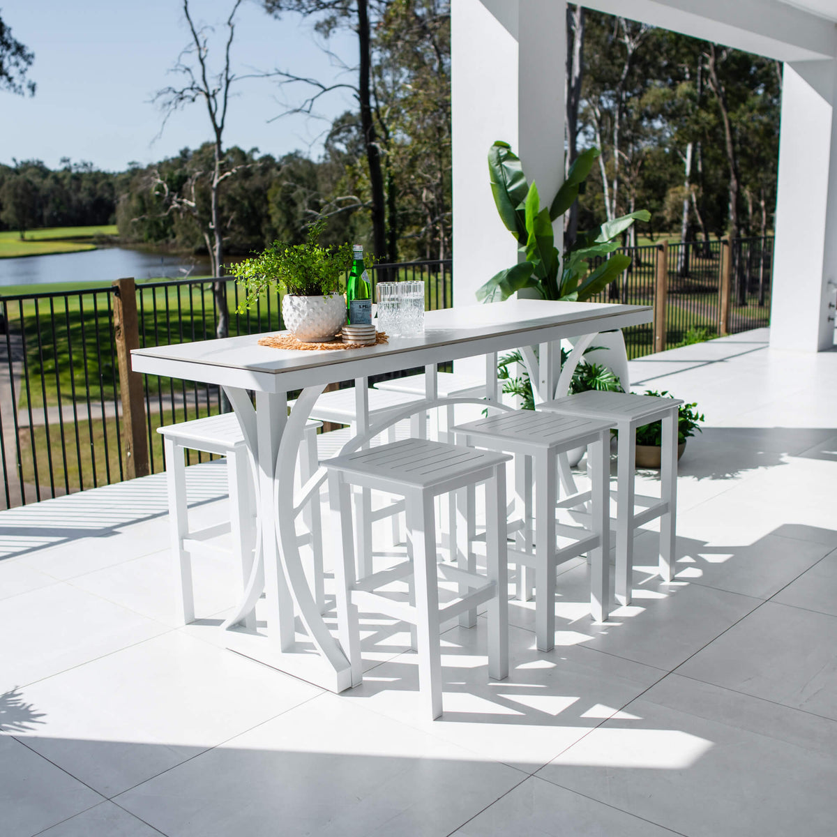 best-outdoor-furniture-Kirra Malibu - 7pce (200x65) - Outdoor Bar Set #color_WHITE