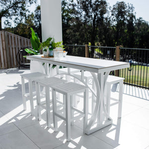 best-outdoor-furniture-Kirra Malibu - 7pce (200x65) - Outdoor Bar Set #color_WHITE
