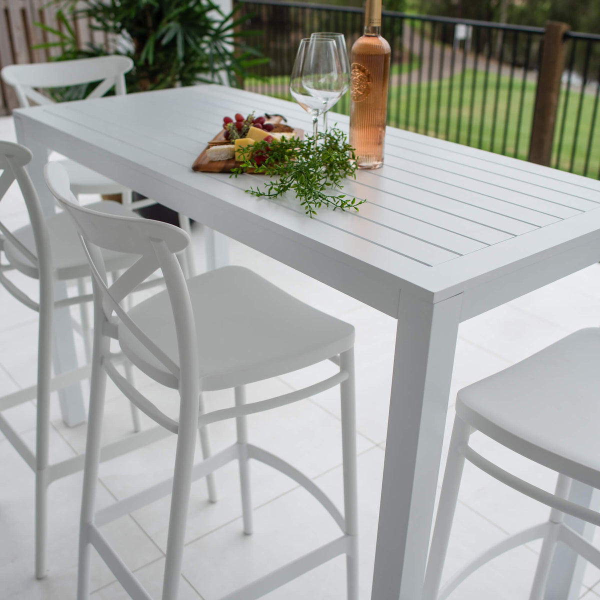 best-outdoor-furniture-Portsea 75 Aria - 5pce (150x65) - Outdoor Bar Set #color_WHITE