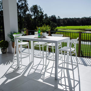 best-outdoor-furniture-Portsea 75 Aria - 5pce (150x80) - Outdoor Bar Set #color_WHITE