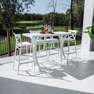 best-outdoor-furniture-Portsea 75 Bergen - 5pce (150x65) - Outdoor Bar Set #color_WHITE