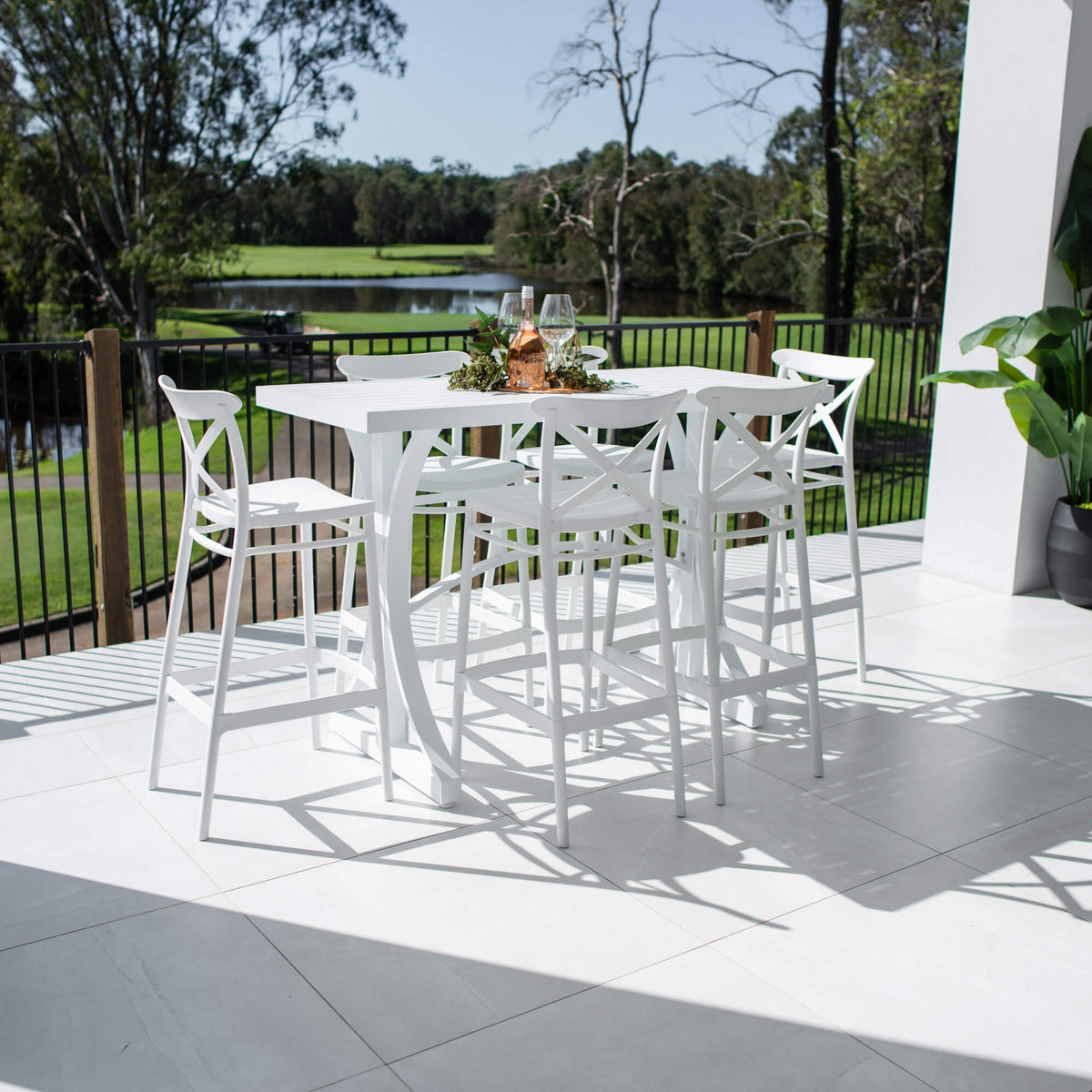 best-outdoor-furniture-Portsea 75 Bergen - 7pce (150x65) - Outdoor Bar Set #color_WHITE