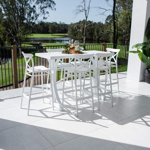 best-outdoor-furniture-Portsea 75 Bergen - 7pce (150x65) - Outdoor Bar Set #color_WHITE