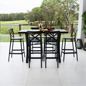 best-outdoor-furniture-Portsea 75 Bergen - 7pce (150x65) - Outdoor Bar Set #color_BLACK