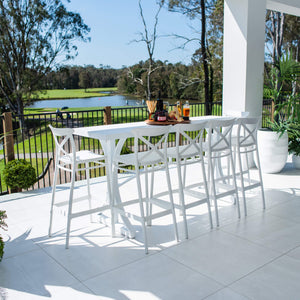 best-outdoor-furniture-Portsea 75 Bergen - 7pce (200x65) - Outdoor Bar Set #color_WHITE