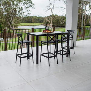 best-outdoor-furniture-Portsea 75 Hudson - 5pce (150x80) - Outdoor Bar Set  #color_BLACK