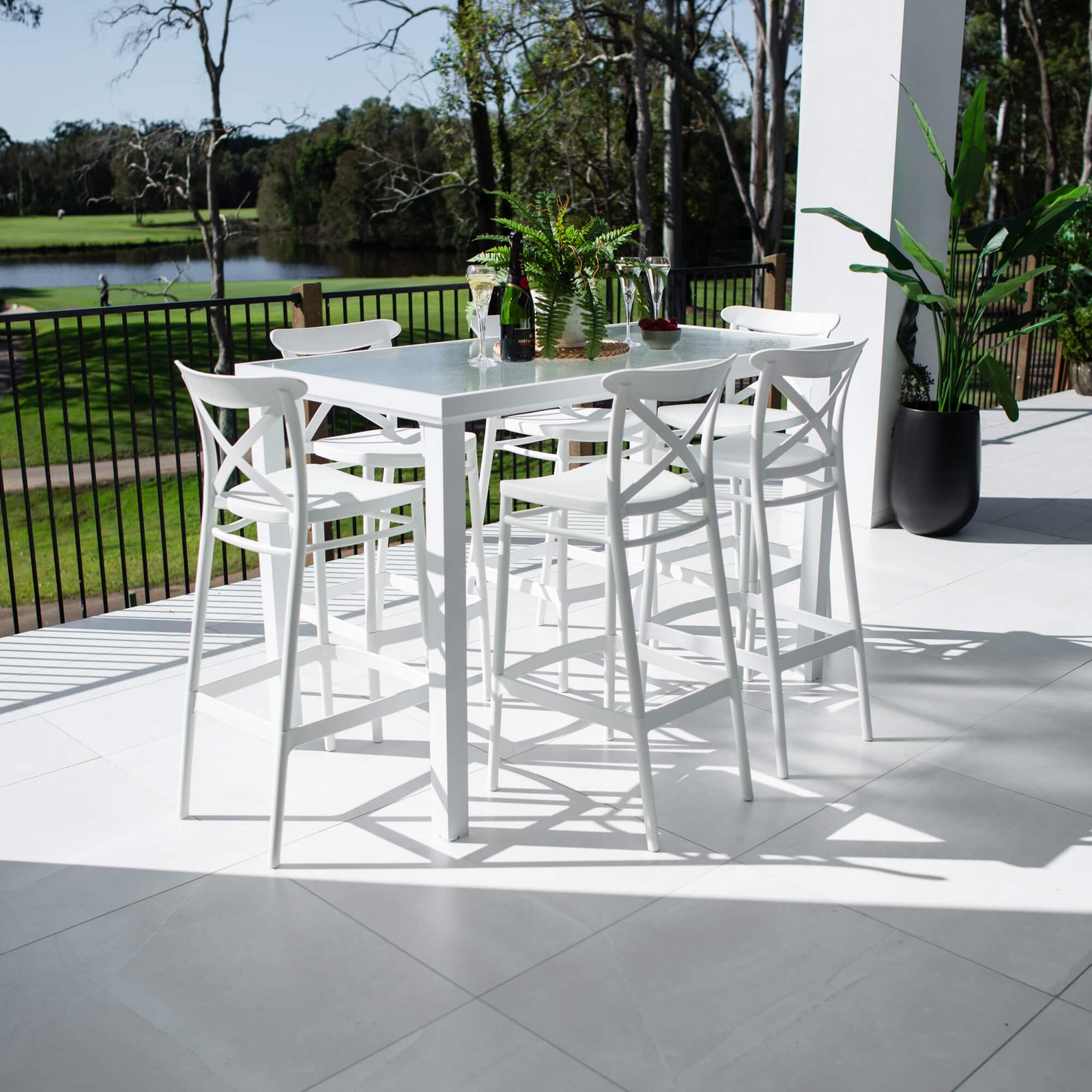 best-outdoor-furniture-Portsea 75 Hudson - 7pce (150x80) - Outdoor Bar Set #color_WHITE
