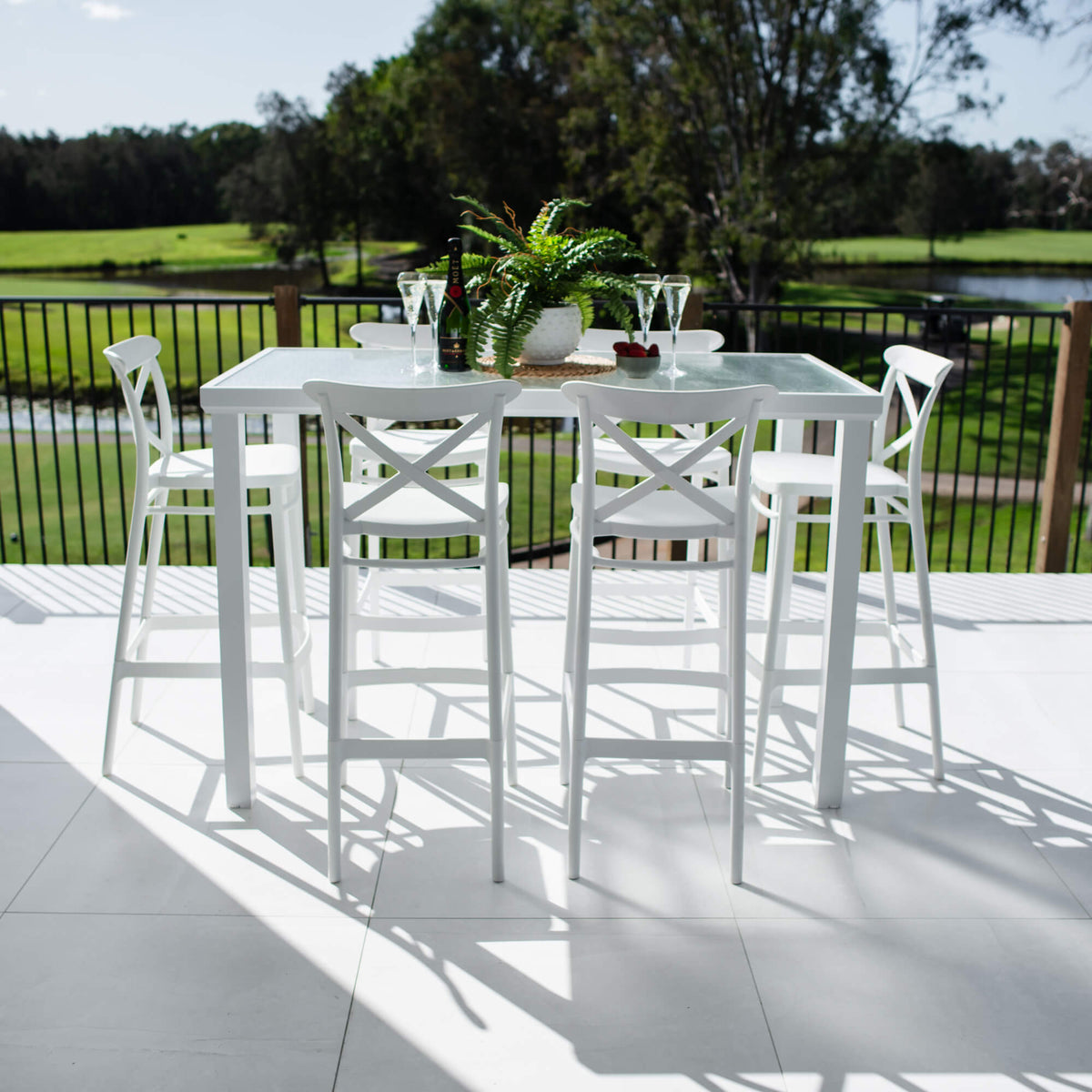 best-outdoor-furniture-Portsea 75 Hudson - 7pce (150x80) - Outdoor Bar Set #color_WHITE